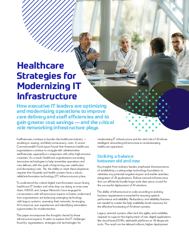 Healthcare Strategies for Modernizing IT Infrastructure