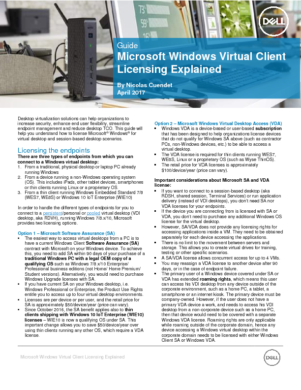 Thumb original 4 gatedwhitepaper guide to microsoft windows virtual client licensing