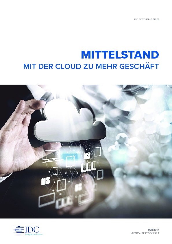 Mittelstand – Mit der Cloud zu mehr Geschäft