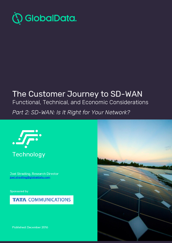 The Customer Journey to SD-WAN: Is It Right for Your Network?