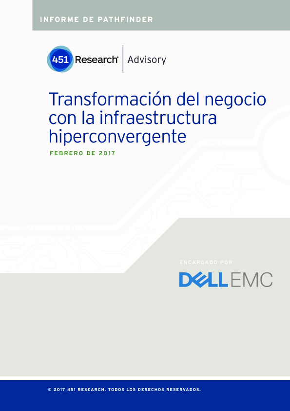 Transformación del negocio con la infraestructura hiperconvergente