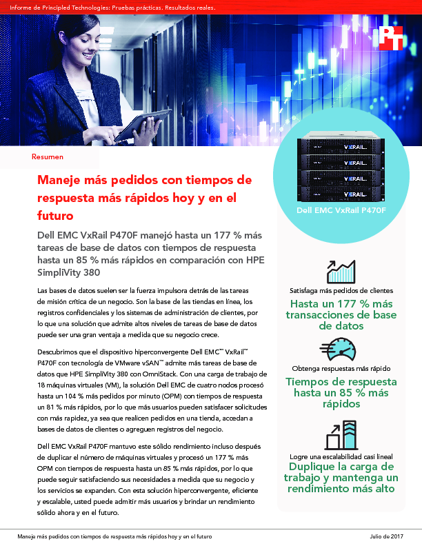 Maneje más pedidos con tiempos de respuesta más rápidos hoy y en el futuro