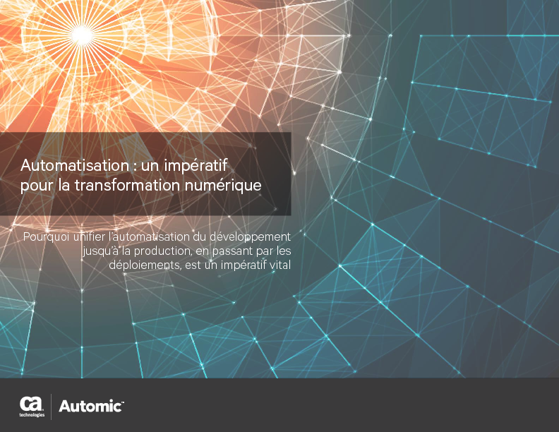 Automatisation : un impératif pour la transformation numérique