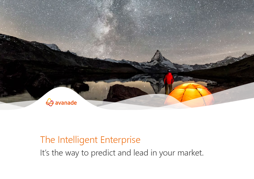 The Intelligent Enterprise: It's the way to predict and lead in your market