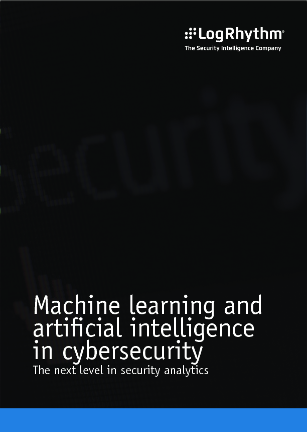 Machine learning and artificial intelligence in cybersecurity