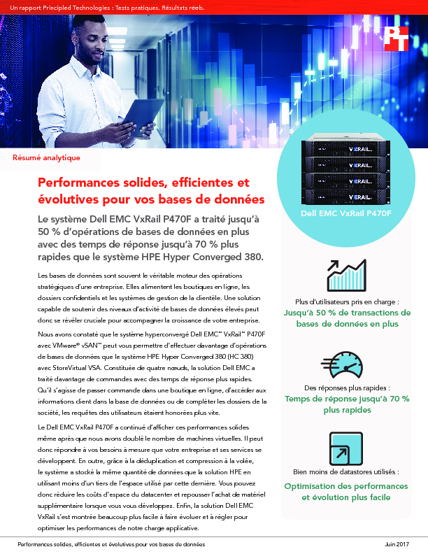 Performances solides, efficientes et évolutives pour vos bases de données