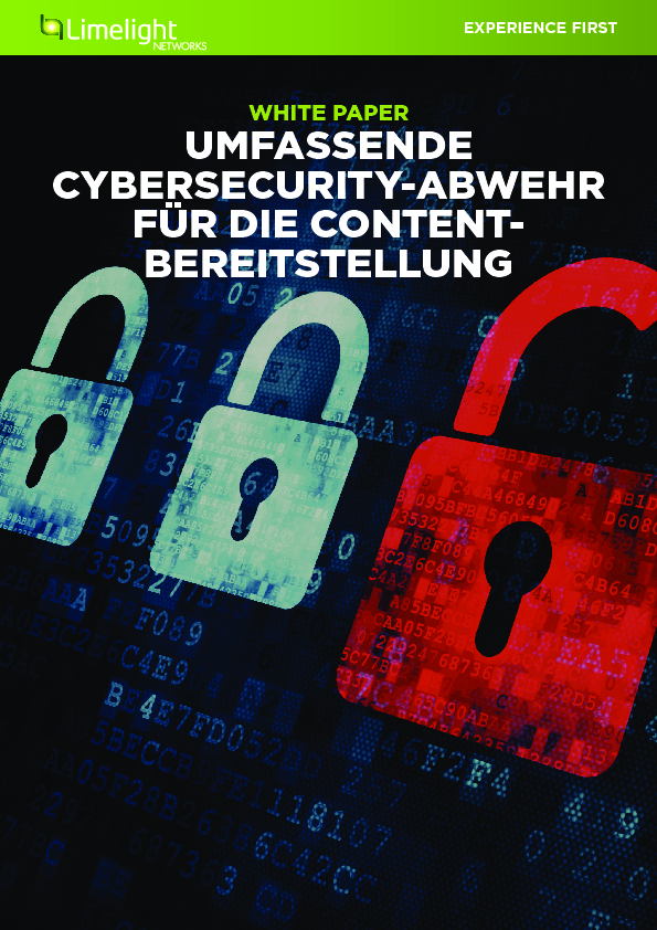 Umfassende Cybersecurity-Abwehr für die Content-Bereitstellung