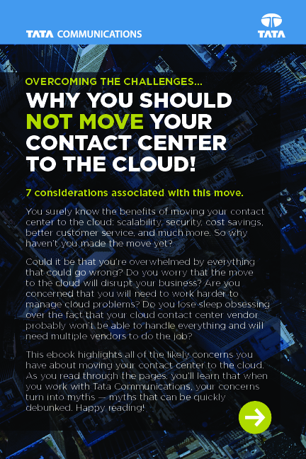 Why You Should Not Move Your Contact Center To The Cloud!