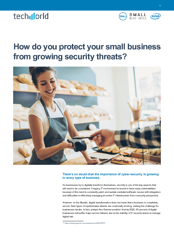 How do you protect your small business from growing security threats?