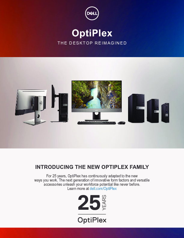 Dell OptiPlex - The Desktop Reimagined