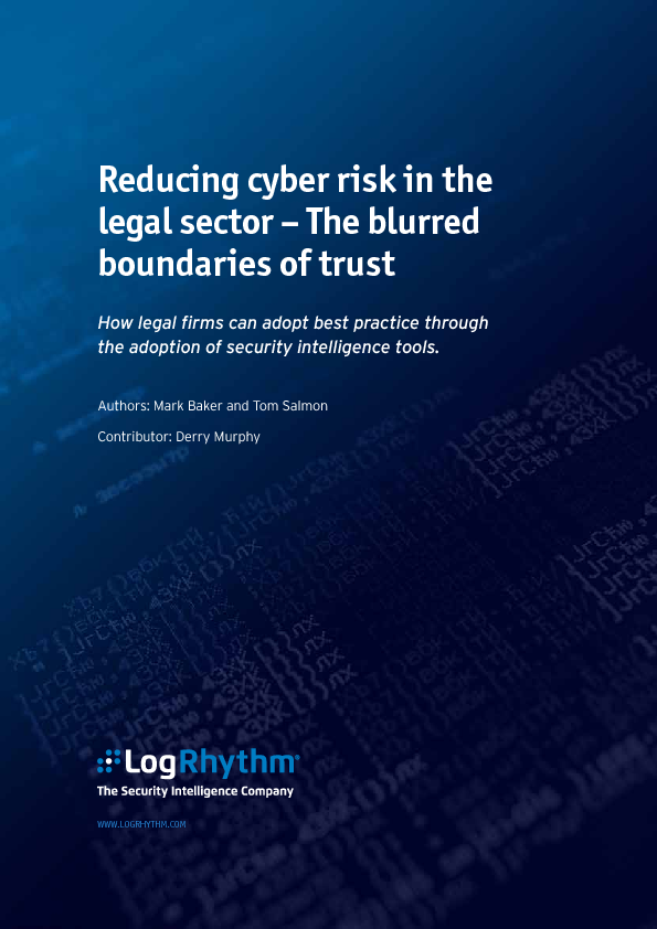 Reducing cyber risk in the legal sector – The blurred boundaries of trust