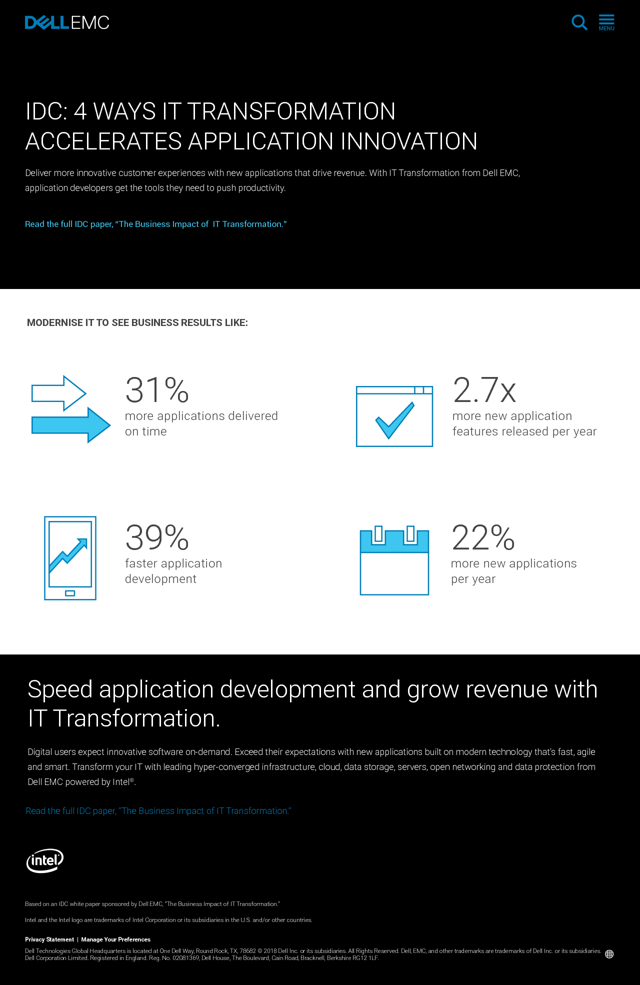 IDC: 4 Ways IT Transformation Accelerates Application Innovation