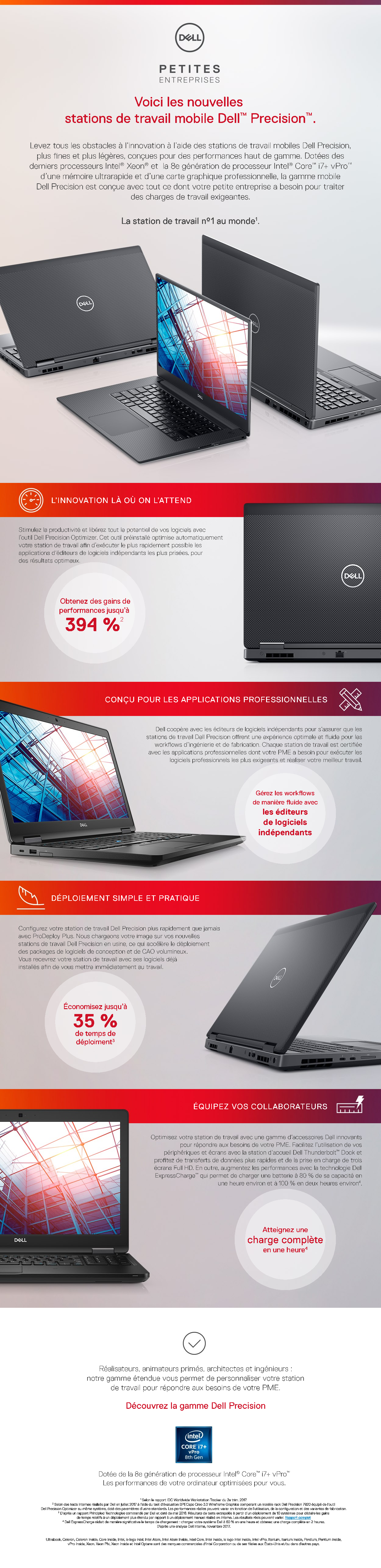 Voici les nouvelles stations de travail mobile Dell™ Precision™