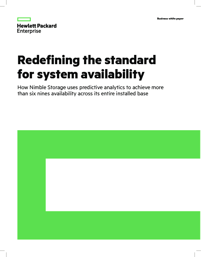 Redefining the standard for system availability