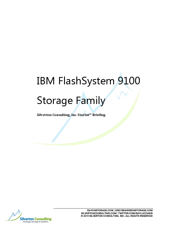 IBM FlashSystem 9100 Storage Family