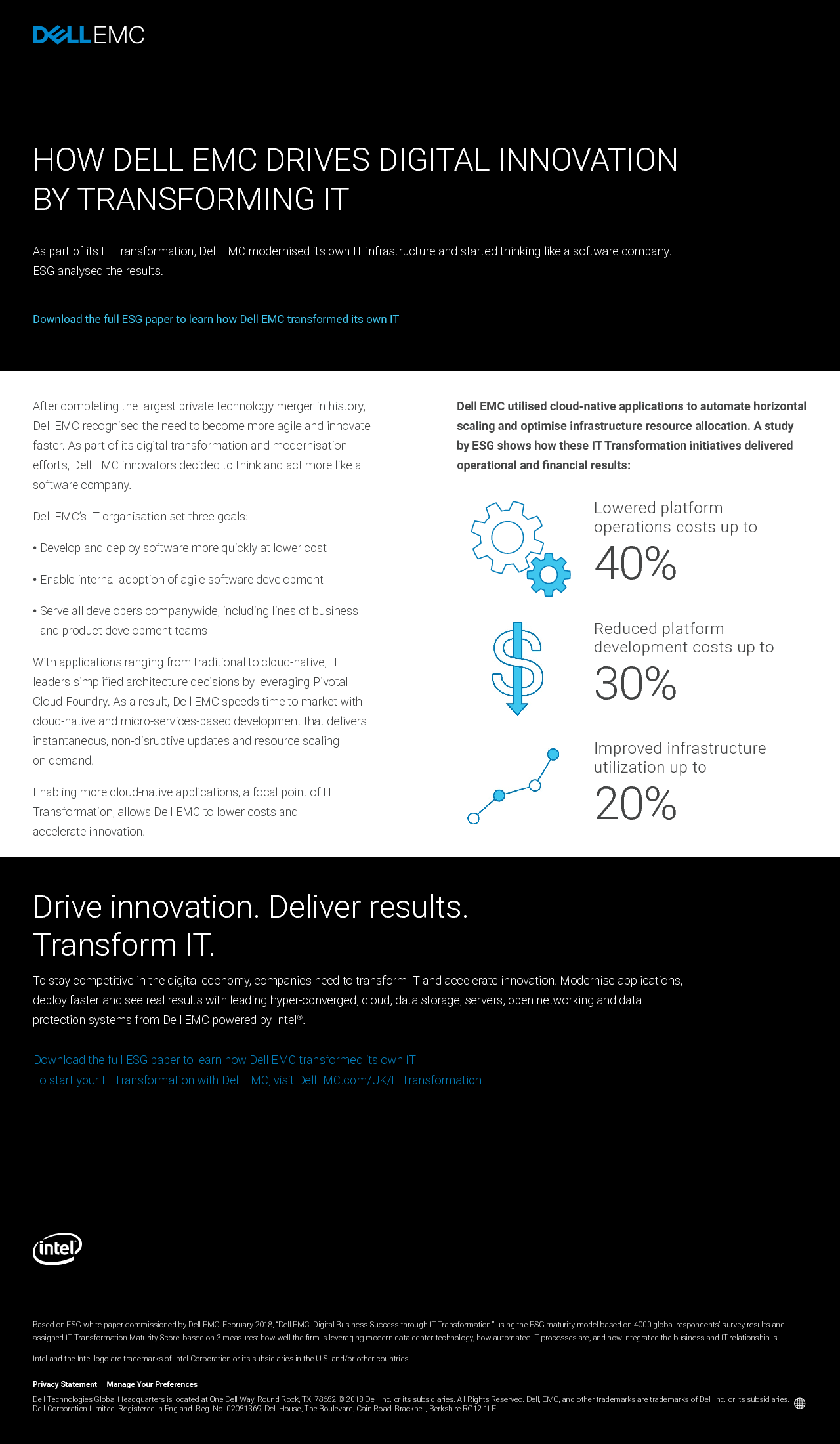 How Dell EMC Drives Digital Innovation By Transforming IT