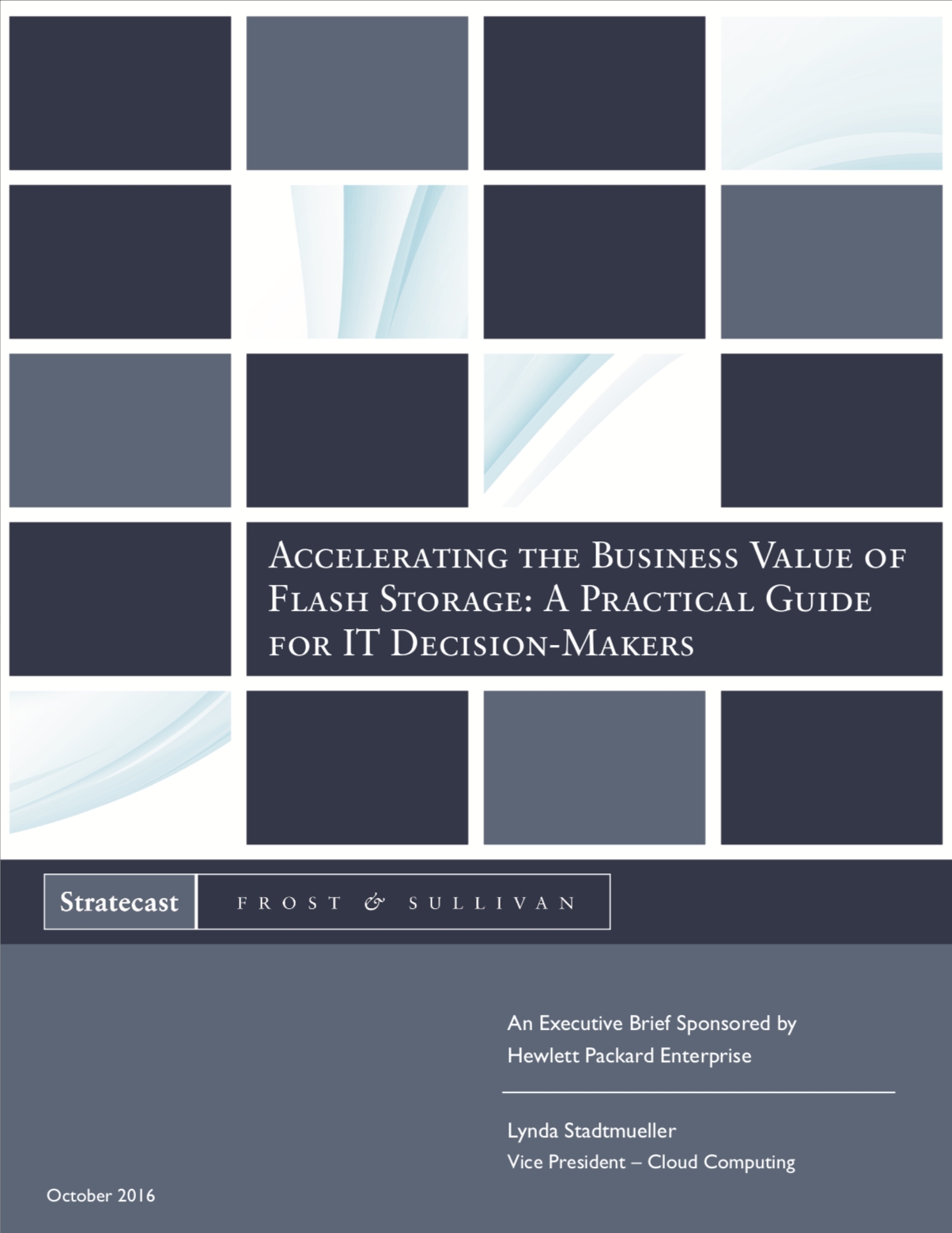 Accelerating the Business Value of Flash Storage: A Practical Guide for IT Decision-Makers 