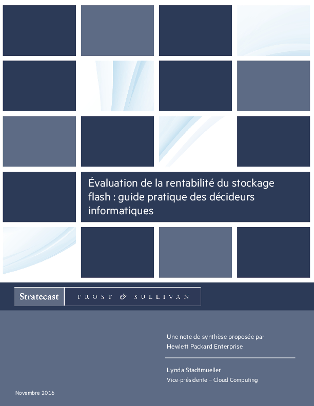 Évaluation de la rentabilité du stockage flash : guide pratique des décideurs informatiques