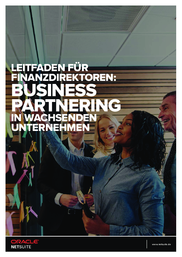 Leitfaden für Finanzdirektoren: Business Partnering in wachsenden Unternehmen