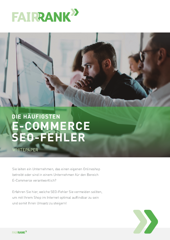 Die häufigsten E-Commerce SEO-Fehler