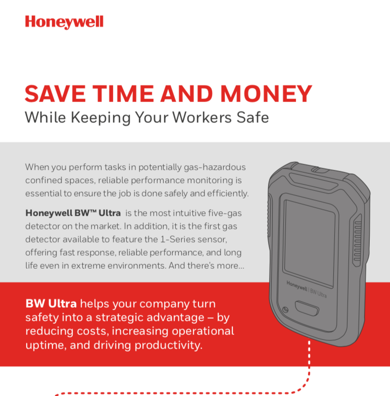 Save Time And Money - Honeywell BW<sup>TM</sup> Ultra