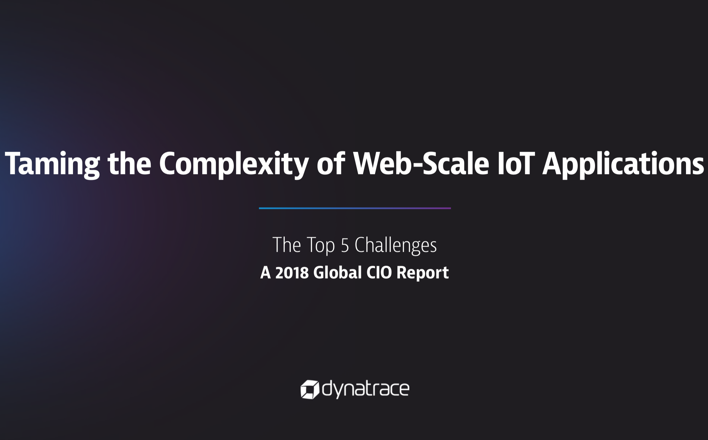 Taming the Complexity of Web-Scale IoT Applications