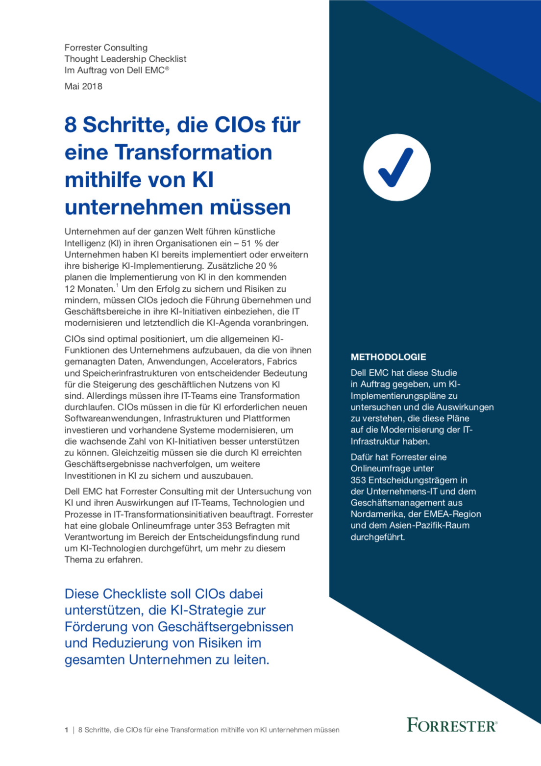 8 Schritte, die CIOs für eine Transformation mithilfe von KI unternehmen müssen