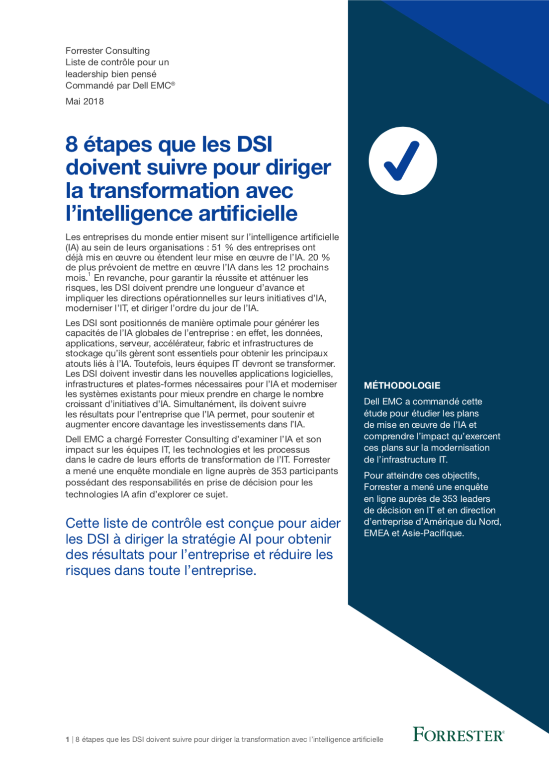 8 étapes que les DSI doivent suivre pour diriger la transformation avec l'intelligence artificielle