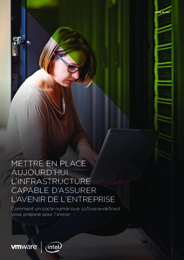 Mettre En Place Aujourd'hui L'Infrastructure Capable D'Assurer L'Avenir De L'Entreprise