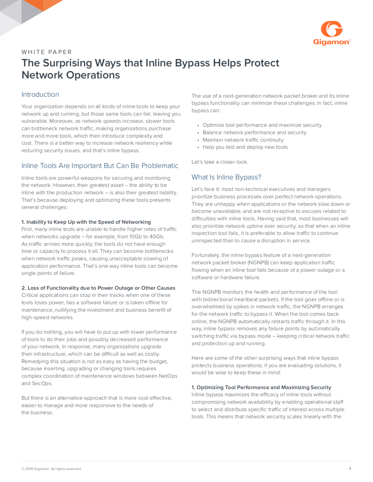 The Surprising Ways that Inline Bypass Helps Protect Network Operations