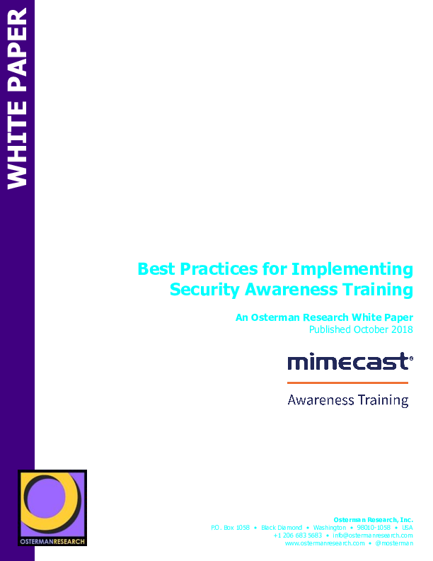 Best Practices for Implementing Security Awareness Training