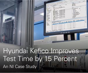 Hyundai Kefico Improves Test Time by 15 Percent