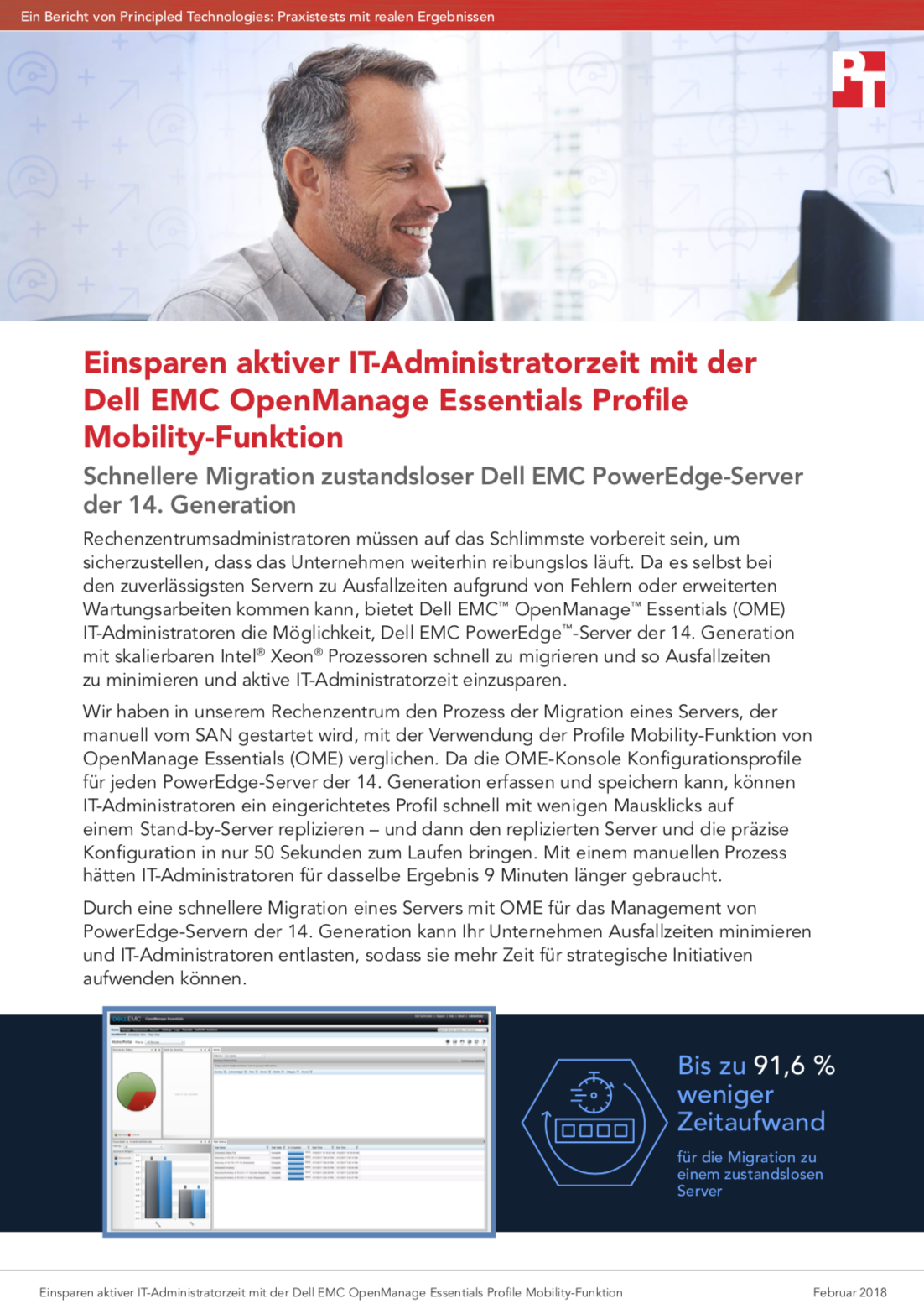 Einsparen aktiver IT-Administratorzeit mit der Dell EMC OpenManage Essentials Profile Mobility-Funktion