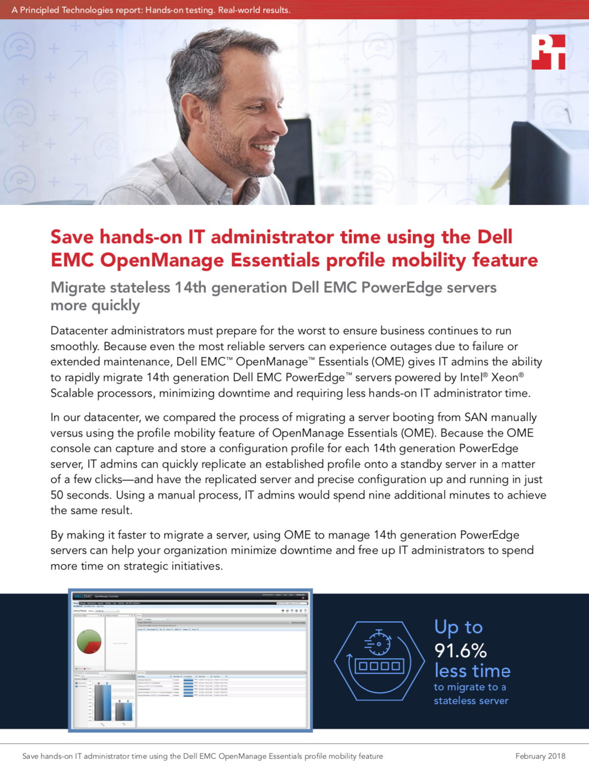 Save hands-on IT administrator time using the Dell EMC OpenManage Essentials profile mobility feature