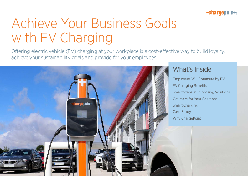 Achieve Your Business Goals with EV Charging