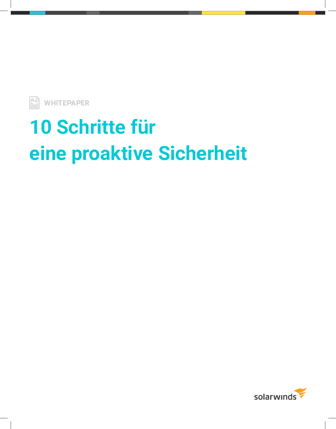 10 Schritte für eine proaktive Sicherheit