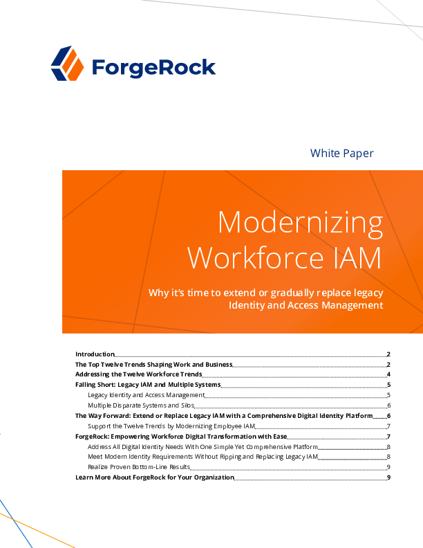 Modernize Employee IAM: Why It’s Time to Extend or Gradually Replace Legacy Identity and Access Management