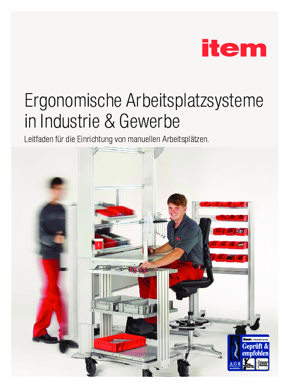 Ergonomische Arbeitsplatzsysteme in Industrie & Gewerbe