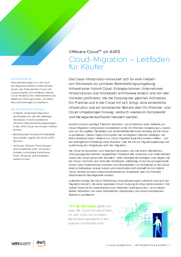 Cloud-Migration – Leitfaden für Käufer