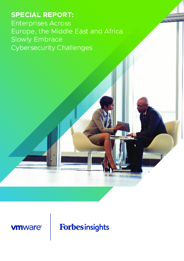 Special Report: Enterprises Across Europe, the Middle East and Africa Slowly Embrace Cybersecurity Challenges 