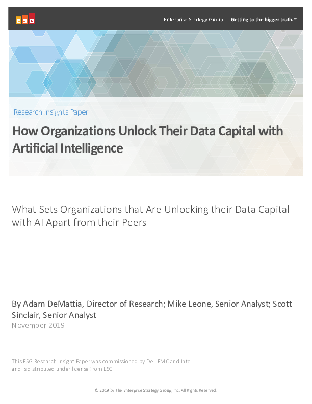 How Organizations unlock their Data Capital with Artificial Intelligence 