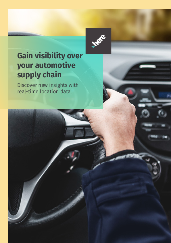 Gain visibility over your automotive supply chain - Discover new insights with real-time location data