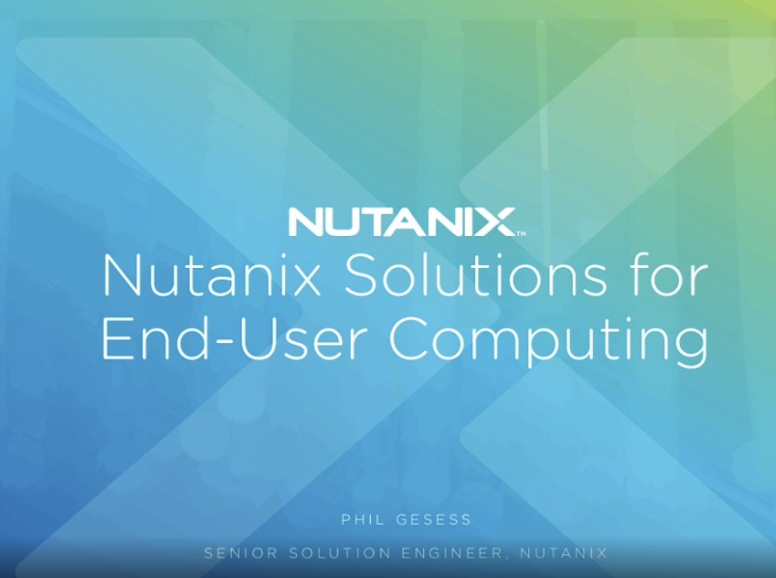 Erledigen Sie Ihre Arbeit von überall – Die Nutanix Lösungen für End-User-Computing