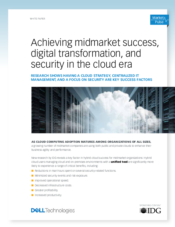 Achieving midmarket success, digital transformation, and security in the cloud era