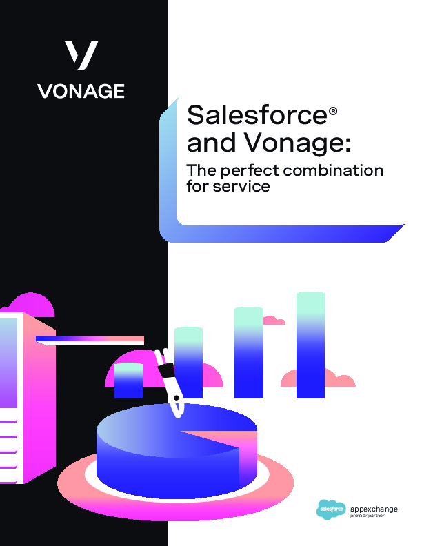 Salesforce<sup>®</sup> and Vonage: The perfect combination for service