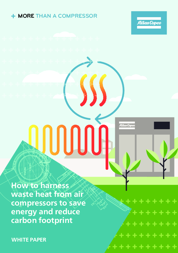 How to harness waste heat from air compressors to save energy and reduce carbon footprint