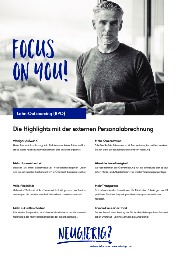 Die Highlights mit der externen Personalabrechnung