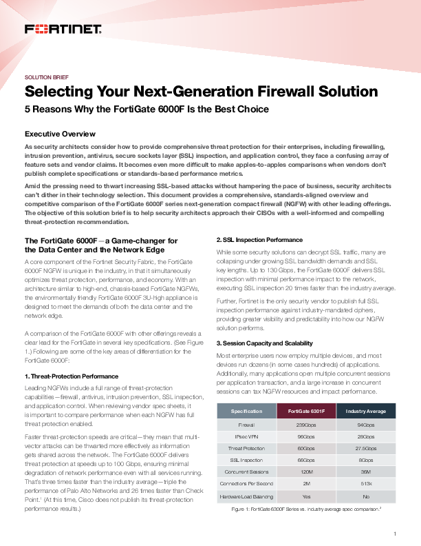 Selecting Your Firewall Solution