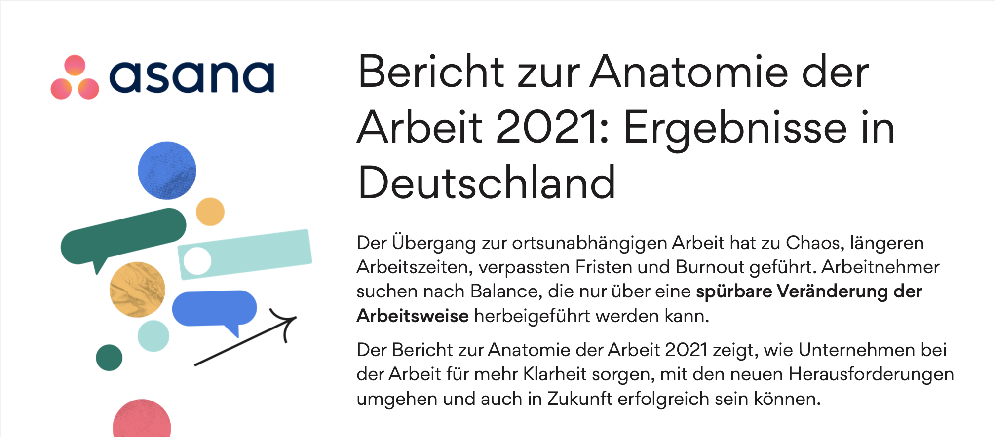 Bericht zur Anatomie der Arbeit 2021: <br>Ergebnisse in Deutschland