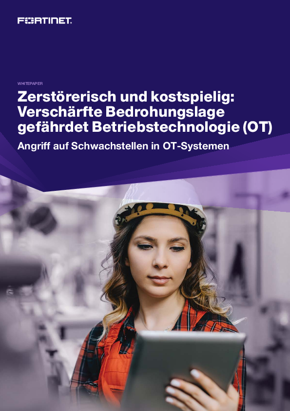 Zerstörerisch und kostspielig: Verschärfte Bedrohungslage gefährdet Betriebstechnologie (OT)